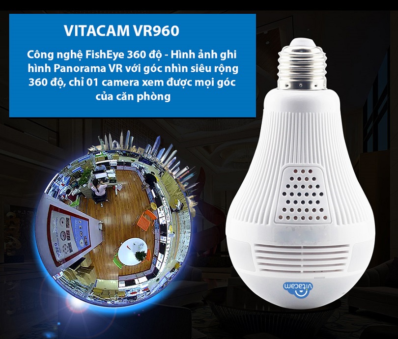 camera panorama fisheye vitacam vr960 view 360